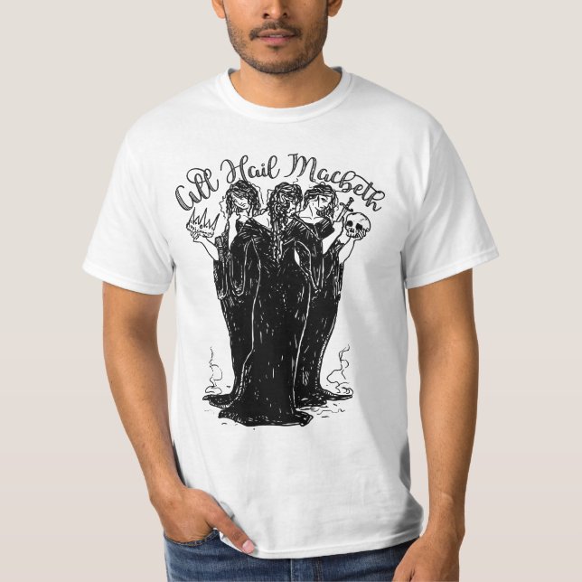 Alle Hexen hageln Mabeth T-Shirt (Vorderseite)