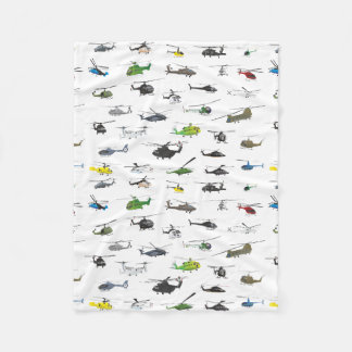 Alle Hubschrauber Fleecedecke