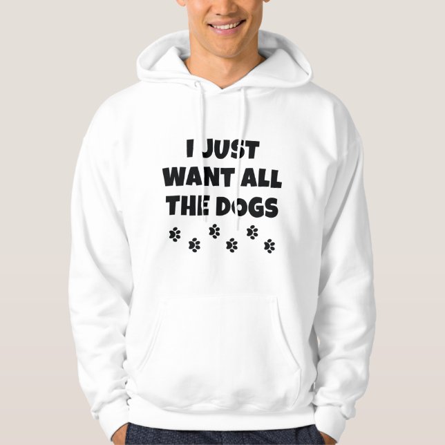 Alle Hunde Hoodie (Vorderseite)