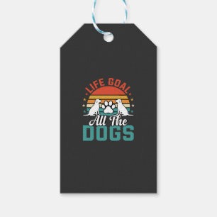 Alle Hunde Retro Hundeliebhaber Geschenkanhänger