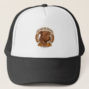 Alle Hunde sind cool, aber Pitbulls regieren Hunde Truckerkappe