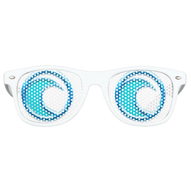 Alle I See sind Waves II Partybrille (Vorderseite)