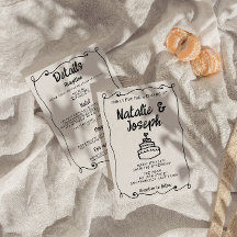 Alle in einer Hand gezeichnete Kuchen Retro-Rahmen