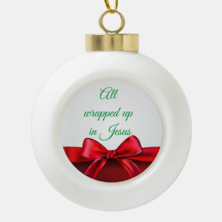 Alle in Jesus Keramik zerrissen Weihnachten oder Kugel-Ornament