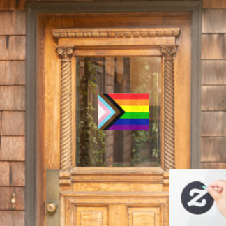 ALLE INKLUSIVE RAINBOW FLAG FLAG FLADOW CLING FENSTERAUFKLEBER