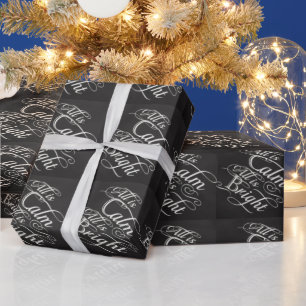 Alle ist Ruhe, alle ist helles Tafel-Weihnachten Geschenkpapier