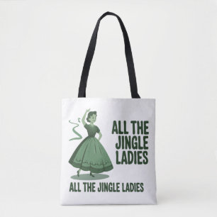 Alle Jingle-Damen Weihnachten Mädchenhaft Xmas Tasche