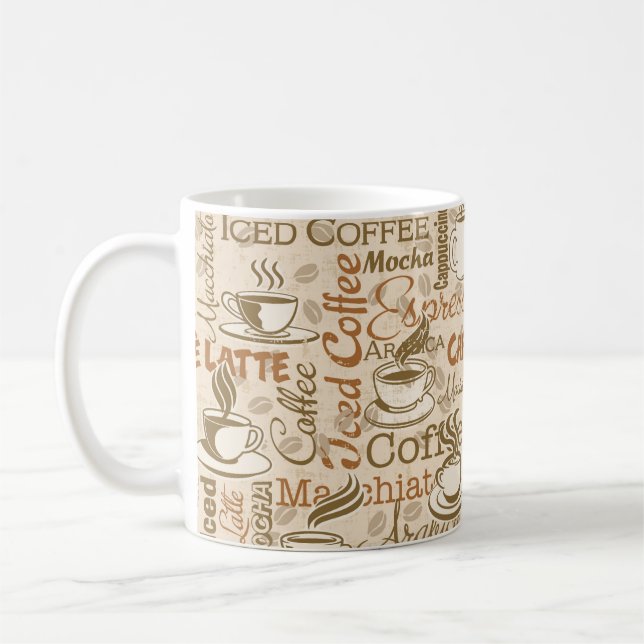 Alle Kaffeetypen Kaffeetasse (Links)