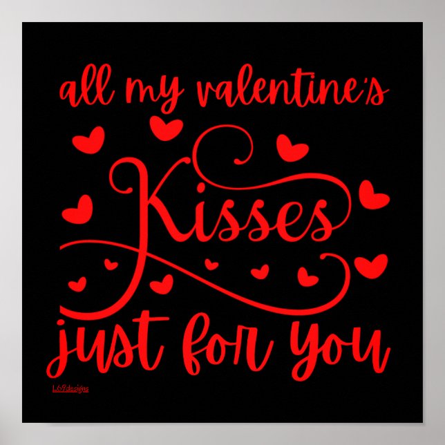 ALLE KISSEN MEINES VALENTINS, NUR FÜR SIE, DIE rom Poster (Vorne)