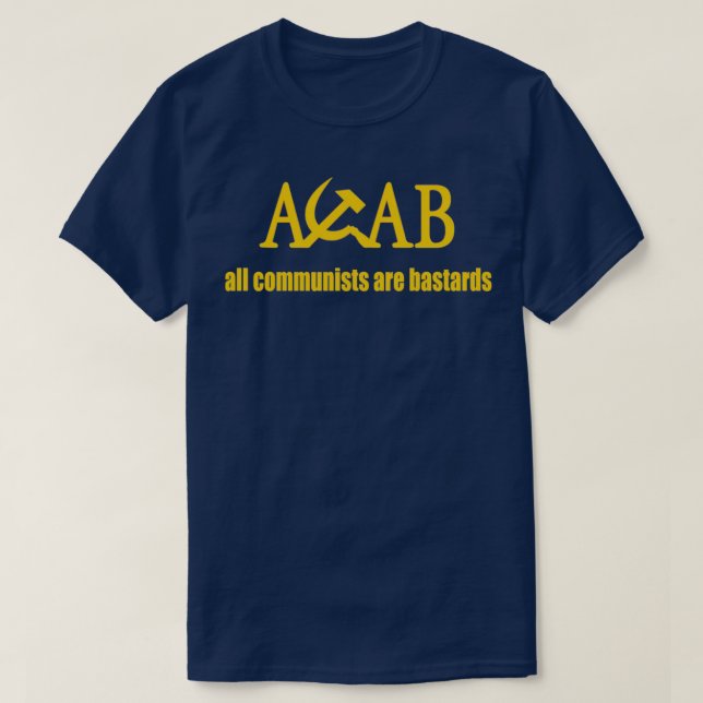 alle Kommunisten sind Bastards T-Shirt (Design vorne)