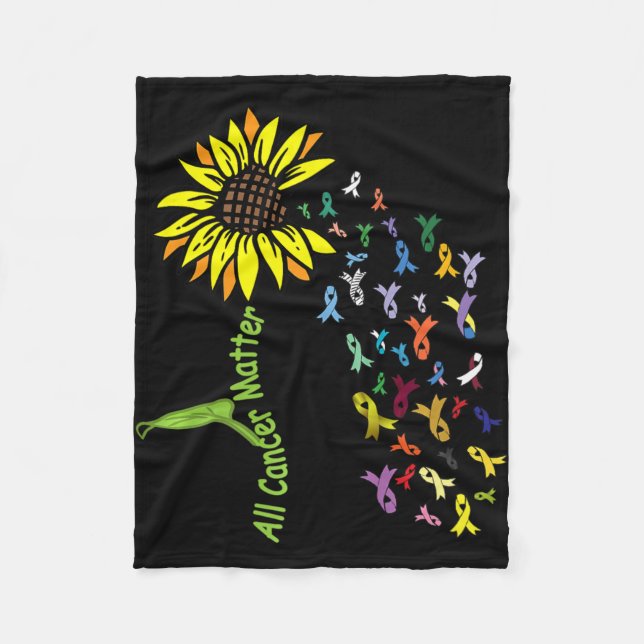 Alle Krebserkrankungen Fleecedecke (Vorderseite)