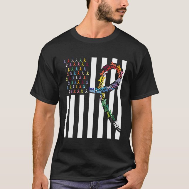 Alle Krebserkrankungen Sensibilisierung für die Fl T-Shirt (Vorderseite)