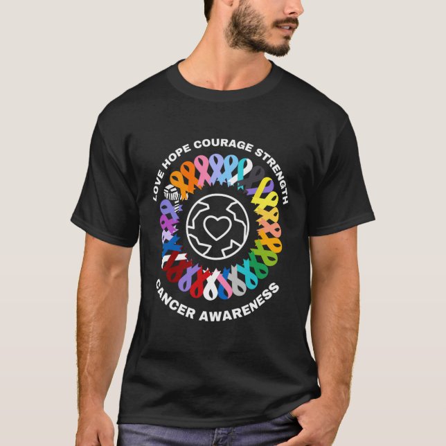Alle Krebserkrankungen sind für jedes Farbenspiel  T-Shirt (Vorderseite)