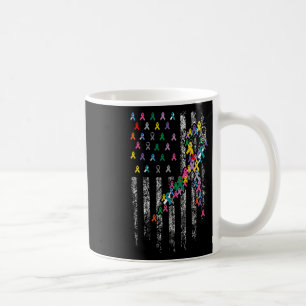 Alle Krebsprobleme Weltweite Krebsaufklärungsbände Kaffeetasse