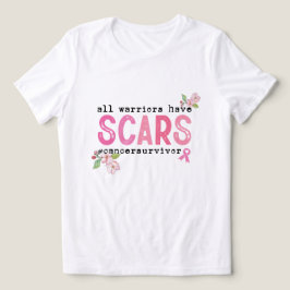 Alle Krieger haben Narben #cancerüberlebt Tri-Blend Shirt