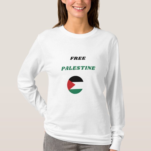 Alle Leben sind EQUAL1: KOSTENLOSE PALÄSTINENSISCH T-Shirt (Vorderseite)