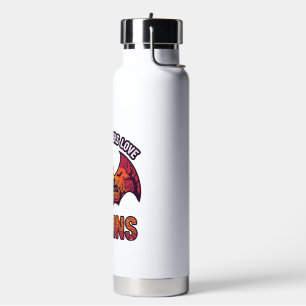 Alle Lehrer lieben Gehirne Halloween Fledermaus Sp Trinkflasche
