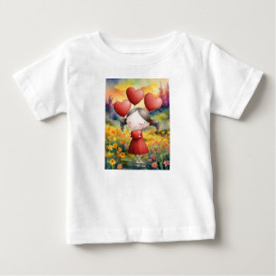 ALLE LIEBE IN IHREM HERZEN GEBEND BABY T-SHIRT