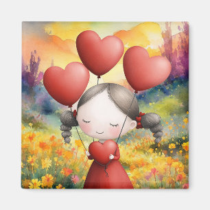 ALLE LIEBE IN IHREM HERZEN GEBEND MAGNET