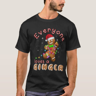 Alle Lieben A Ginger Funny Gingerbrot Xmas T-Shirt