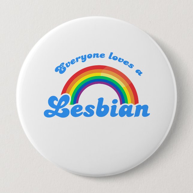 Alle Lieben auf Lesben Button (Vorderseite)