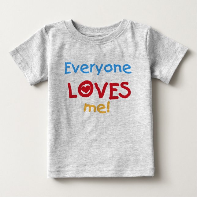 Alle Lieben Baby T-shirt (Vorderseite)
