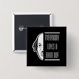 Alle Lieben ein Bard Boy Shakespeare Thespian Button