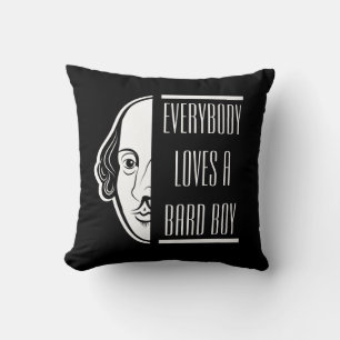 Alle Lieben ein Bard Boy Shakespeare Thespian Kissen