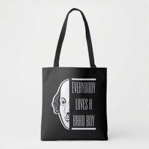 Alle Lieben ein Bard Boy Shakespeare Thespian Tasche