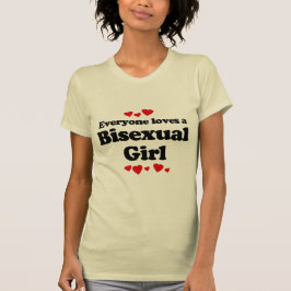 Alle Lieben ein Bisexuelles Mädchen T-Shirt