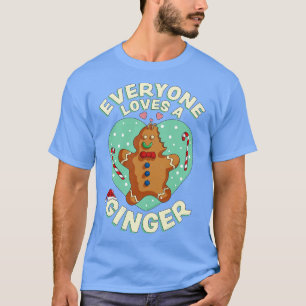 Alle Lieben ein Ingwer Weihnachtsgingerötchen Weih T-Shirt