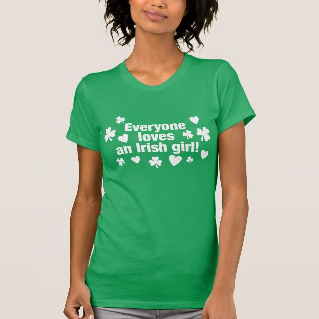 Alle Lieben ein irischer T - Shirt (Vorderseite)