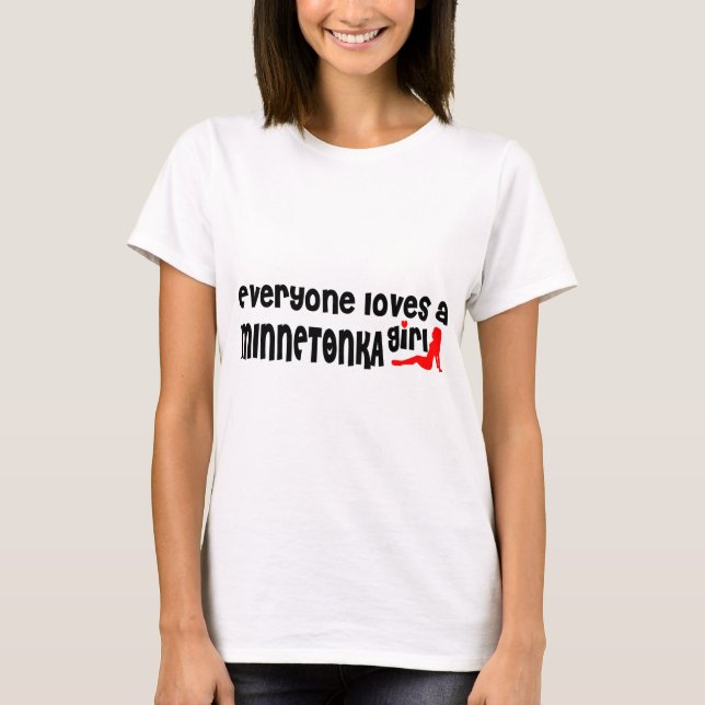 Alle Lieben ein Minnetonka-Mädchen T-Shirt (Vorderseite)