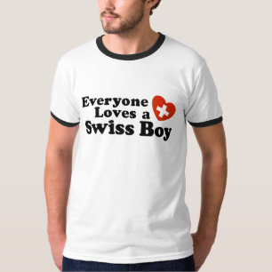 Alle Lieben ein Schweizer Junge T-Shirt