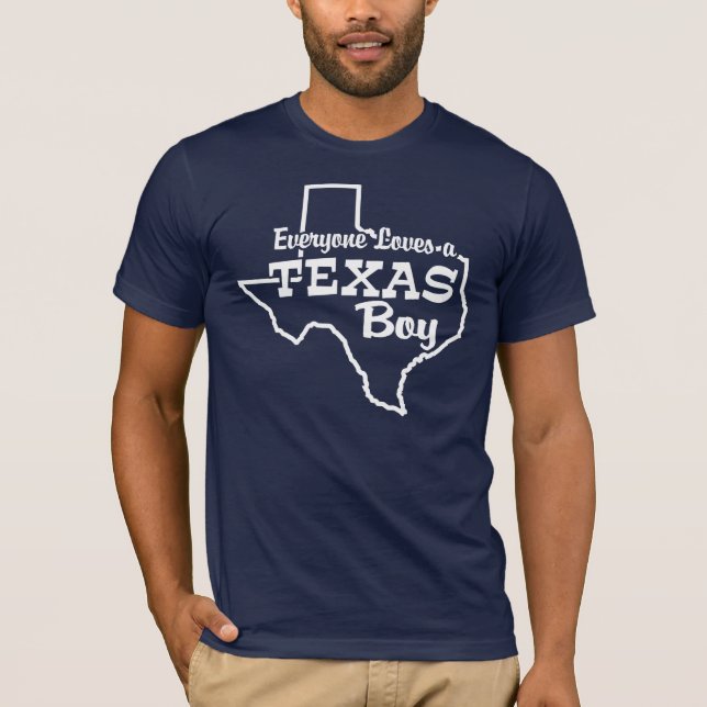 Alle Lieben ein Texas Boy T-Shirt (Vorderseite)