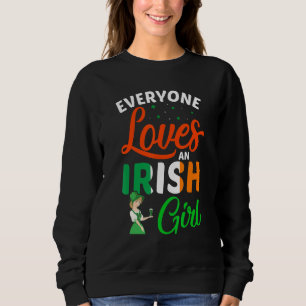 Alle Lieben eine irische Girl Ladys Womens Patrick Sweatshirt