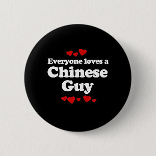 Alle Lieben einen chinesischen Typ T - Shirt Button