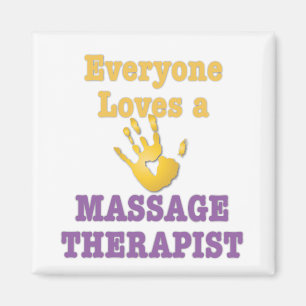 Alle Lieben einen Massagetherapeuten Magnet