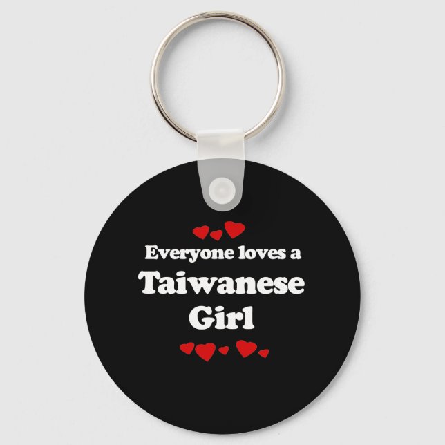 Alle Lieben einen taiwanesischen T - Shirt Schlüsselanhänger (Vorderseite)