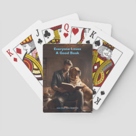 Alle Lieben haben ein gutes Buch mit Karten Spielkarten