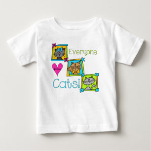 Alle Lieben Katzen Baby T-shirt