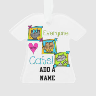 Alle Lieben Katzen Ornament