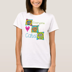 Alle Lieben Katzen T-Shirt