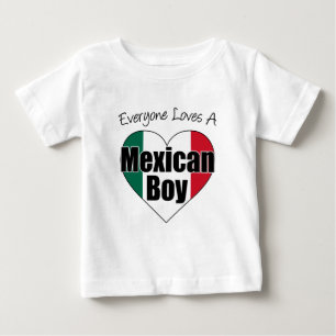 Alle Lieben Mexikanischer Junge Baby T-shirt