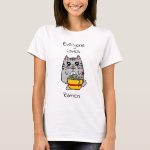 Alle Lieben Ramen   Funny Cat Pub T-Shirt