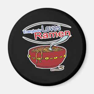 Alle Lieben Ramen Parody Magnet