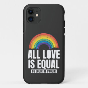 Alle Lieben sind gleichberechtigte LGBT-Rechte-Rai Case-Mate iPhone Hülle