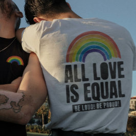 Alle Lieben sind gleichberechtigte LGBT-Rechte-Rai T-Shirt
