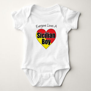 Alle Lieben sizilianischer Junge Baby Strampler