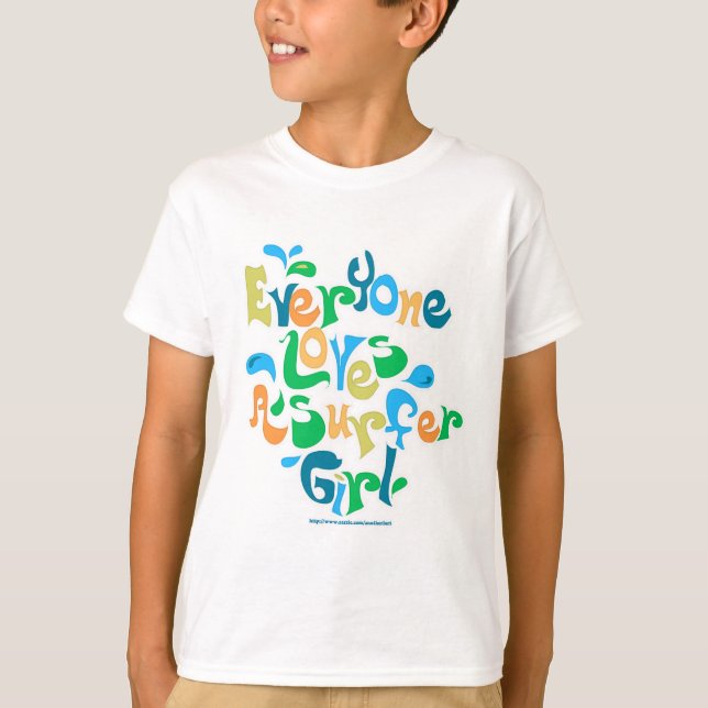 Alle Lieben Surfer Girls T-Shirt (Vorderseite)